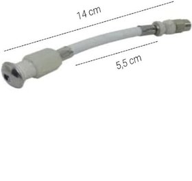 Resim FEYZA YAPI Gömme (Asma) Klozet Taharet Çubuğu 14 cm DÜZ 