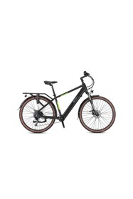 Resim Loop Tracker - 28 - Cıty 18' - 9 Vites - Elektrikli Bisiklet - Mat Siyah-füme/neon Sarı Siyah 