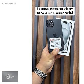 Resim Apple iPhone 15 İkinci El TR | 128 GB | Siyah 