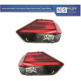 Resim Nissan X-Trail Dış Sağ-Sol Stop Lambası Takım 2016-2019 