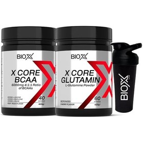 Resim Bcaa Şeftali & Armut Mix Aroma - 400 Gr - 40 Servis + Glutamine Vişne Aromalı - 420 Gr - 60 Servis Karışık Meyve 