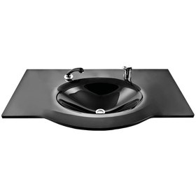 Resim Cam Lavabo Platin Modeli 80 x 56 CM 