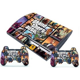 Resim PS3 GTA V Skin Sticker Çizik Koruma Seti 