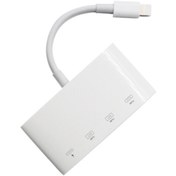 Resim Marcador Iphone Lightning To Usb Kamera Adaptörü Nk-1040 4in1 