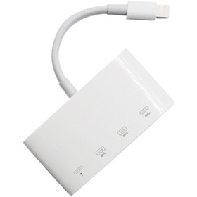 Resim Marcador Iphone Lightning To Usb Kamera Adaptörü Nk-1040 4in1 