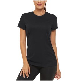 Resim Tacvasen Bayan Upf 50+ Güneş Koruma T-shirt Hızlı Kuru Koşu Yüzme Chınablackkadın Black 