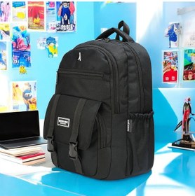 Resim Çok Gözlü Su Geçirmez Suluklu Ortopedik Sırt Çantası Model 28 