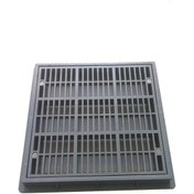 Resim Antrasit Kare Dip Emiş Süzgeci 26,5x26,5 Cm 