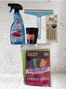 Resim Sarp Oto Bakım Seti Buz Çözücü,mikro Fiber Eldiven, Oto Küllük,oto Kokusu,camsil Plastik 20cm 