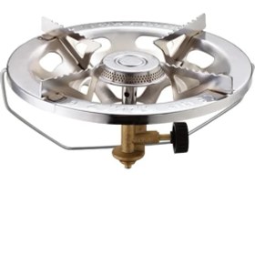 Resim Pearl Shop Lüks Lpg'li Kamp Ocağı, Geniş Çember Taşınabilir Ocak, Taşınabilir Gazlı Ocak Başlık, 2,35 Kw Isı Gücü, Krom Kaplama 