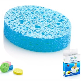 Resim Babyjem Natural Banyo Süngeri - Mavi - Mavi / Standart 