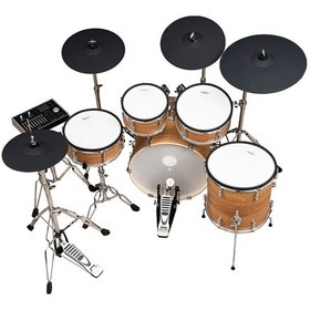 Resim Valler Xd2000nt Naturel Ağaç Renkli Elektro Akustik Davul 