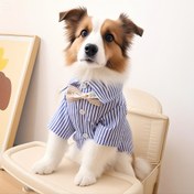 Resim Köpekler için Renkli Şeritli Yelekli Tişört, Rahat ve Şık, Tüm Mevsimler İçin, Doğum Günü Partileri ve Günlük Kullanım İçin, 3 Renk 5 Beden, Küçük Köpekler İçin, Köpek Giysileri, Küçük Köpek Giysileri, Evcil Hayvan Modası, Şık Evcil Hayvan Giyimleri, Hafif Kumaş, Yumuşak Evcil Hayvan Giyimleri, Evcil Hayvan Tişörtü, Moda Evcil Hayvanlar 