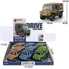 Resim Mg-d700-02 Sürtmeli Işıklı Müzikli Lüks Off-road Karavan -vardem Oyuncak 