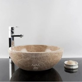 Resim AKM Emparador Çanak Mermer Lavabo 