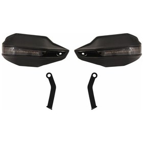 Resim GP Kompozit Honda CB750 Hornet 2023-2024 Uyumlu Led Sinyalli Elcik Koruma Siyah 