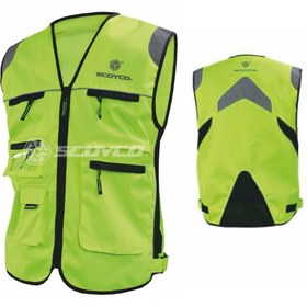 Resim Scoyco Mb065 Reflektörlü Motosiklet Yeleği 
