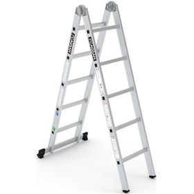 Resim Çağsan 2x5 Basamaklı Folde Katlanır Merdiven K3 
