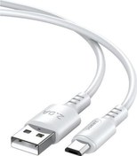 Resim 2A USB / Micro Şarj ve Data Kablosu Beyaz MCR-10 Sunix