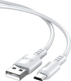 Resim 2A USB / Micro Şarj ve Data Kablosu Beyaz MCR-10 