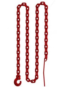 Resim Force Chain Tomruk Çekme Zinciri D-profil G80 8 Mm 2,5 Mtr 