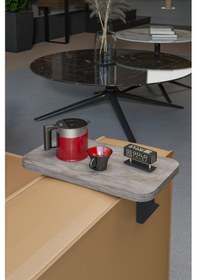 Resim Yan Sehpa Ayarlanabilir Tepsi Dikdörtgen Dekoratif Modern Yatay Dikey Koltuk Sehpası Gordion Çok Renkli 