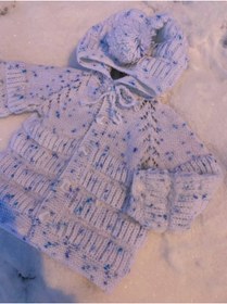 Resim NarTanesiButik El Örmesi Bebek Hırkası 