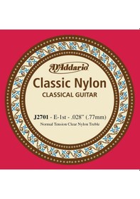 Resim D'addario J2701 Student Nylon Klasik Gitar Tek Tel E-mi - Normal Tension - Naylon 