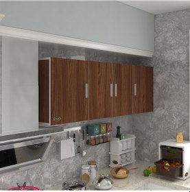 Resim Kenzlife hazır mutfak silvanus cvz 060*180*32 mutfak banyo dolabı kapaklı raflı 