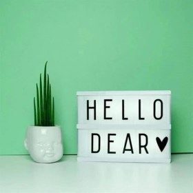 Resim Buffer® Sinematik Lightbox Dekorasyon Aydınlatma Aksesuarları (A5 Boyut) 