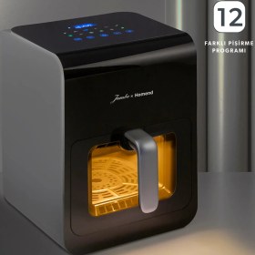 Resim Allians Jumbo&homend 2507H Airfryer, 12 Program, Dokunmatik Ekran, Buhar Fonksiyonu 