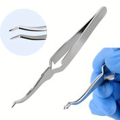 Resim Profesyonel Paslanmaz Çelik Sakal ve Bıyık Bakım Cımbızı - Keskin Uçlu Ergonomik Metal Uç, Dayanıklı Korozyona Dirençli Tasarım ile Yüz Tüyü Şekillendirme için Profesyonel Kaş Cımbızları, Ergonomik Sap 