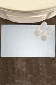 Resim 10 lu Otel Ayak Havlusu Bukle Ayak İzli 50x70 Cm Beyaz 16/2 Avs 250 Gr 