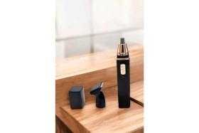 Resim Seyahat Tipi Mini Taşınabilir Siyah Burun Kulak Yanak Kıl ve Tüy Temizleme Makinesi 