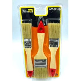 Resim Real Özs 3 Parça Boya Kestirme Fırça Seti No-1- 1.5 -2 