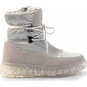 Resim Parlak Gümüş Kadın Bot & Bootie K02102031467 Parlak Gümüş 