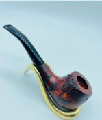 Resim Ahşap Gül Ağacı Pipo 2parça //13cm 