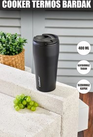Resim COOKER 400 ML MUG TERMOS BARDAK - Siyah 