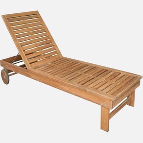 Resim Sunfun Diana Ahşap Şezlong 