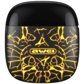 Resim Awei T28 Pro Oyun Kablosuz Bluetooth Kulaklık Sarı 