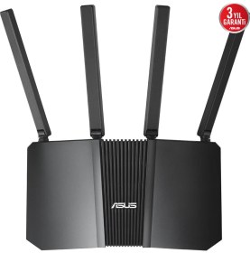 Resim Asus RT-BE82U Wifi7 BE6500 Dual Band Gigabit Extendable Router 