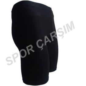 Resim Evox Kaleci Taytı Ve Şort Altı Tayt Full Likralı Siyah 