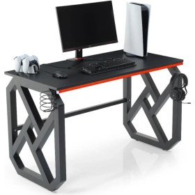 Resim Stepgamer Nebo Rgb Ledli Profesyonel Oyuncu Masası Siyah 