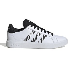 Resim Adidas Grand Court Base 2.0 Kadın Spor Ayakkabı Js2889 Beyaz 