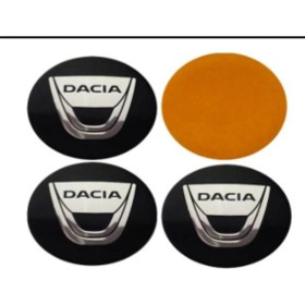 Resim Dacia Siyah Krom Jant Yapıştırma 3A 3D 3ABS 