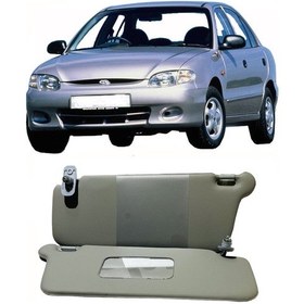 Resim Hyundai Accent Güneşlik 1996-2000 Kasalarına Uyumlu Sağ Sol Takım 
