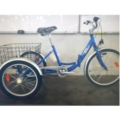 Resim Fsc Bbf Cargo Nexus 3 Vites Ön V-arka Kontra Fren Ön 24-arka 20 Jant Katlanır Kargo Bisikleti Mavi Mavi 