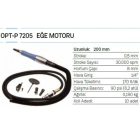 Resim Osaka Opt-P 7205 Eğe Motoru 