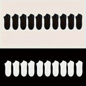 Resim 20 Adet/10 Çift Erkekler İçin Günlük Kullanım, Nefes Alabilen ve Koku Önleyici Düşük Kesim Ayak Çorapları, Basit Tasarım, Yüksek Kalite, Minimalist Desen, Yumuşak Malzeme, Dayanıklı Yapı, Temel Gereçler, Her Mevsime Uygun, Rahat Giyim için Erkek Çorapları, Klasik Tasarım, Günlük Moda 