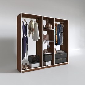 Resim Kenzlife giysi dolabı temel 180*200*40 cvz gardırop 